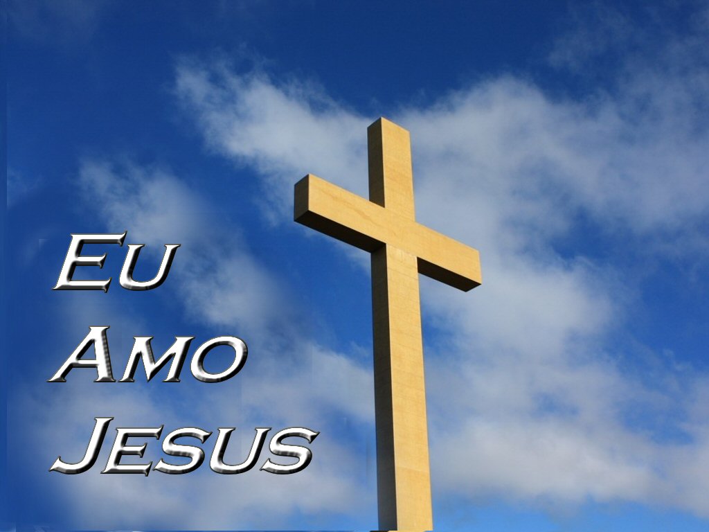 Papel de Parede Eu amo a Jesus